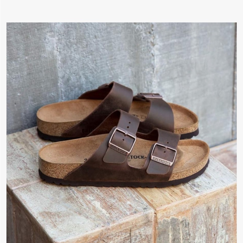 Birkenstock Arizona Sandals Size 8-8.5 W Brown